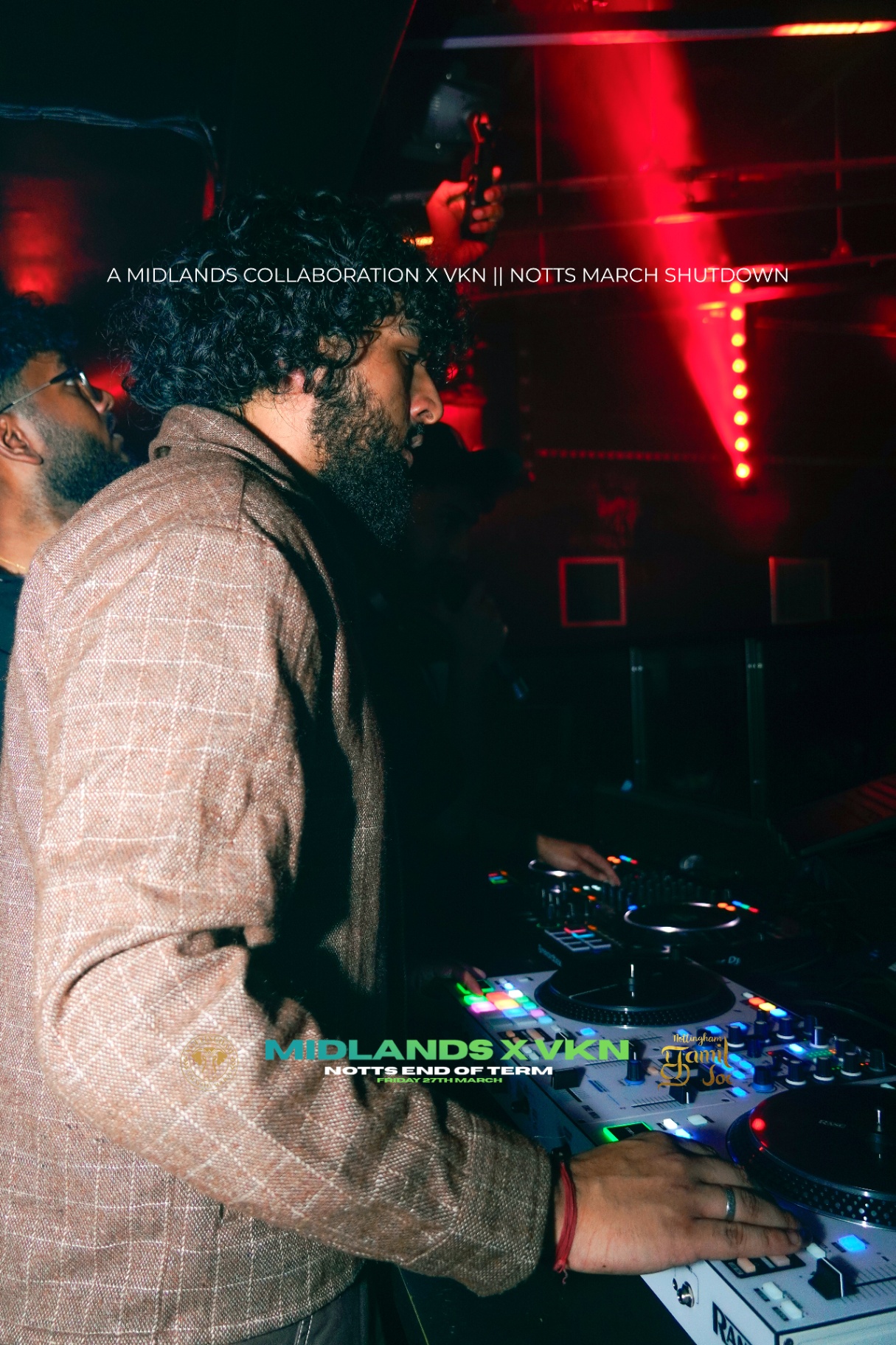 DJ at the decks